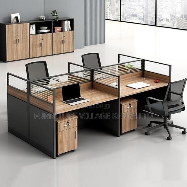 Workstation; 4-way Office Workstation Unit - thumbnail 4