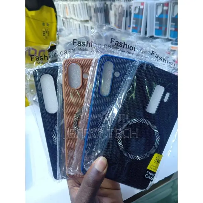 Infinix Leather Textured Magsafe Case for Note 40 Pro – Slim Fau