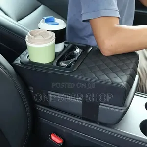 Universal Armrest Arm Support Pad With Cup Holder and Saviette Holder