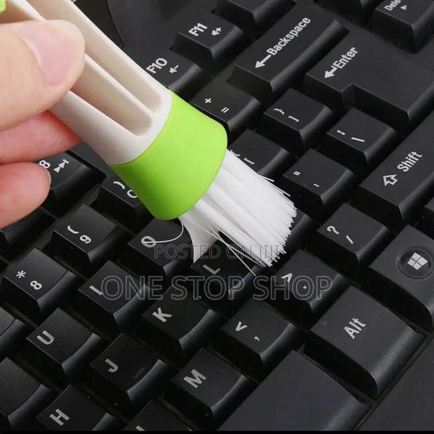 2pc Multipurpose Laptop Keyboard,Car Air Vent Cleaning Tool Brush - main view