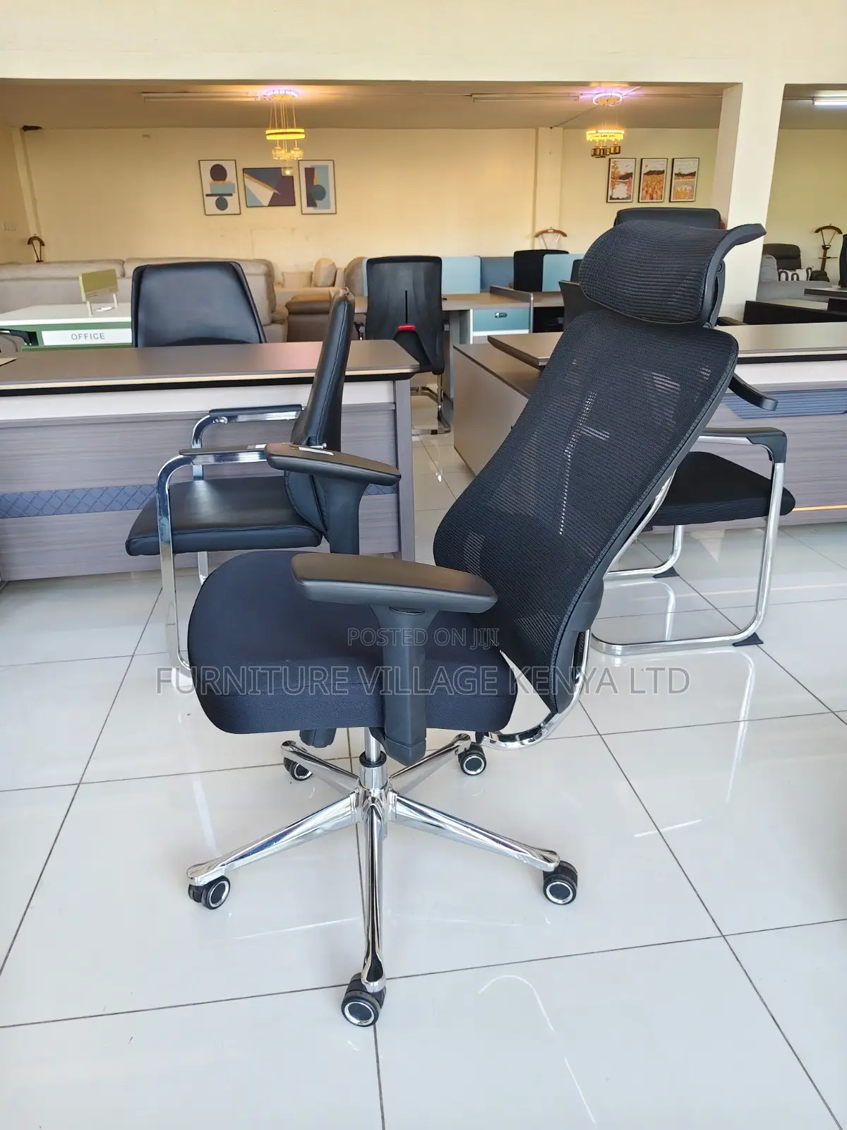 Office Chair; Orthopedic High Back Office Chair