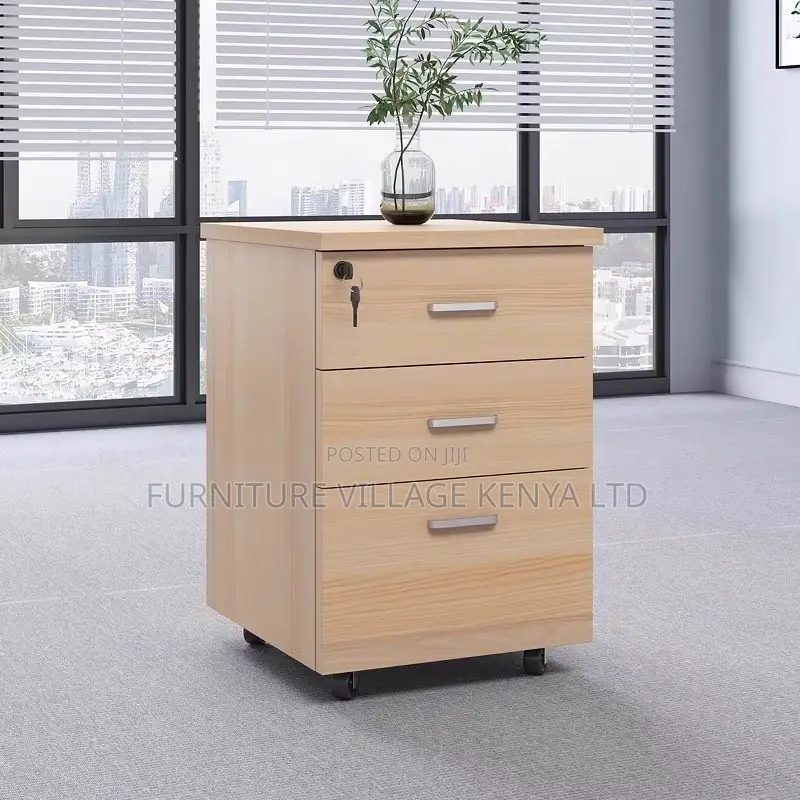Office Cabinet; Modern Office 3 Drawer Movable Pedestal