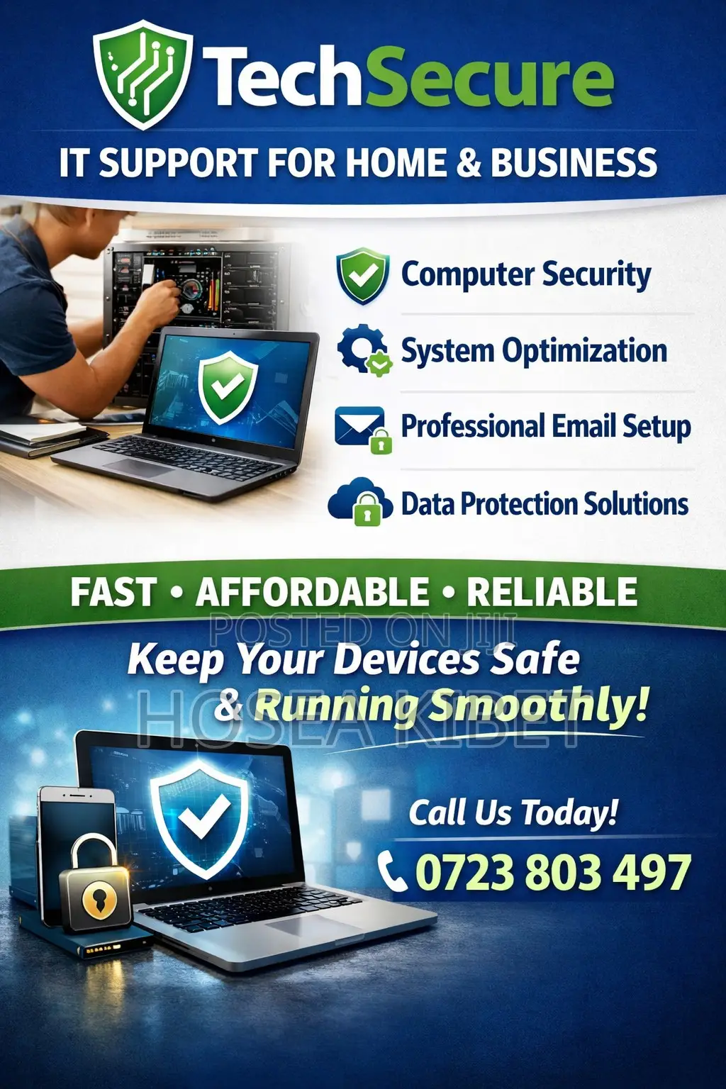 Tech Support for Homes Small Businesses