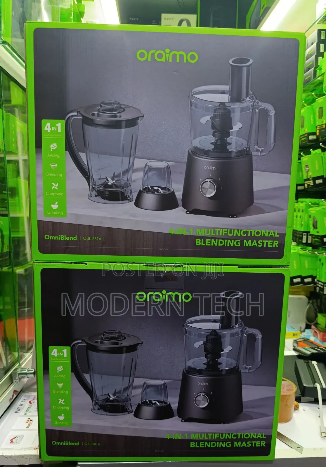 Oraimo Omniblend 1500w 4-in-1 Multifunctional Blender