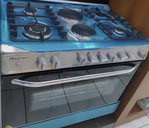 Hisense 60x90 Standing Cooker With Four Gus ,2hot Plate and Oven