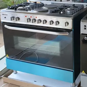 Hisense 60x90 Standing Cooker With Four Gus ,2hot Plate and Oven