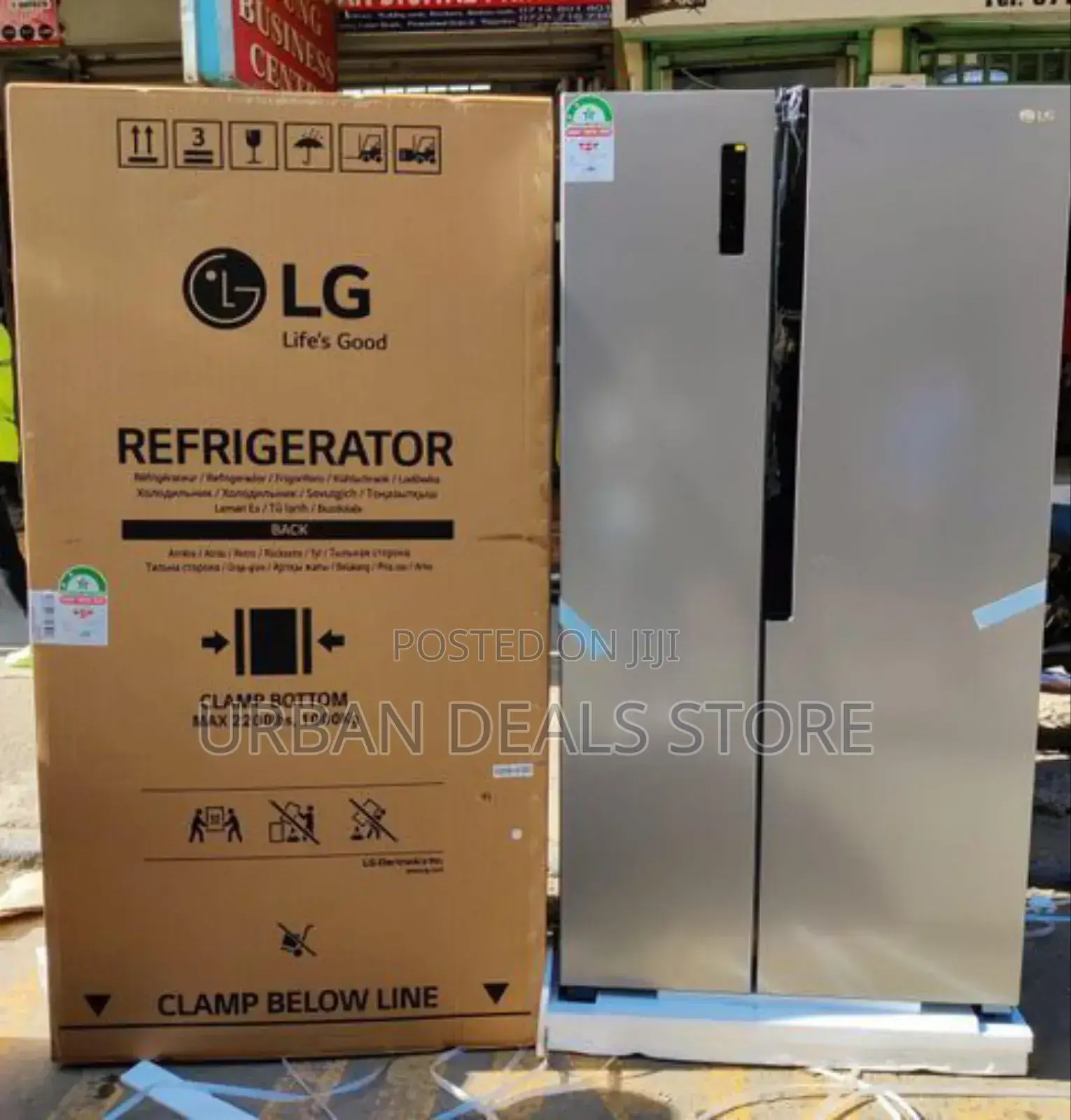 Lg Side by Side Fridge 519l No Frost Refrigerator