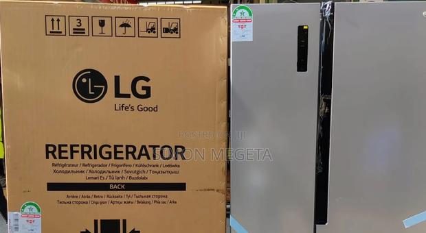 Lg Side-by-Side Fridge, 519 Litres, Frost-Free.