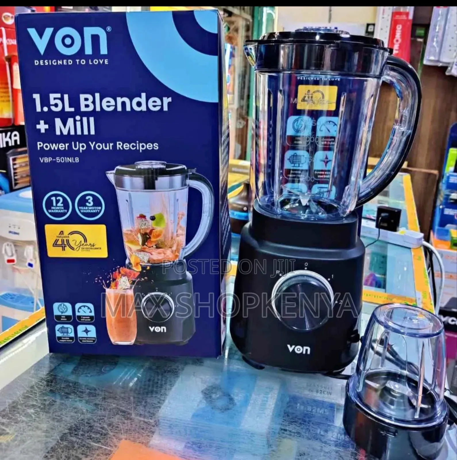 Blender! Von 2 in 1 Blender 500w