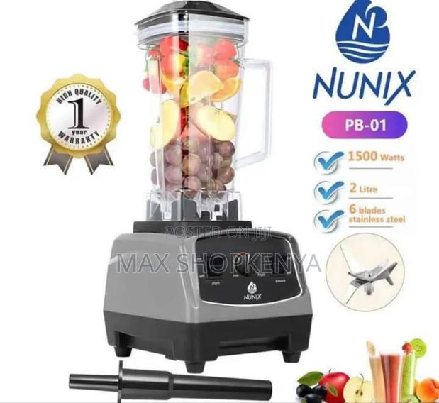 Nunix Commercial Blender,2 L Jug Powerful Motor