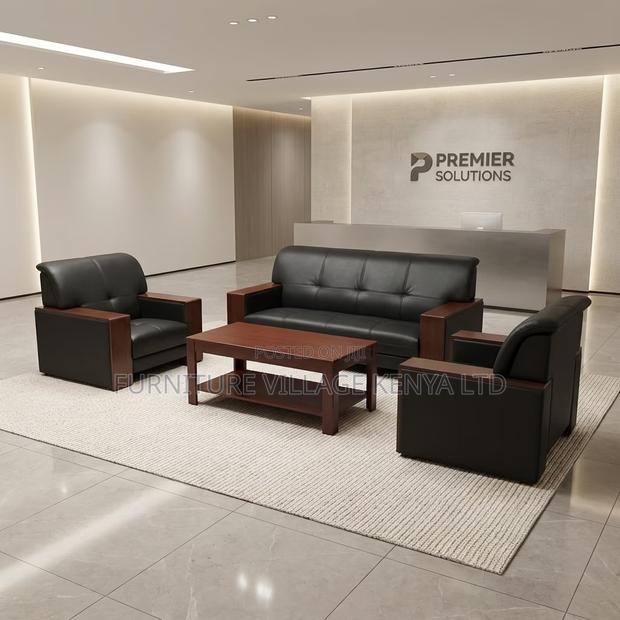 Office Sofa; 5-seater Executive Office Waiting Sofa - thumbnail 2
