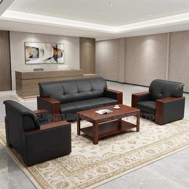 Office Sofa; 5-seater Executive Office Waiting Sofa - thumbnail 5