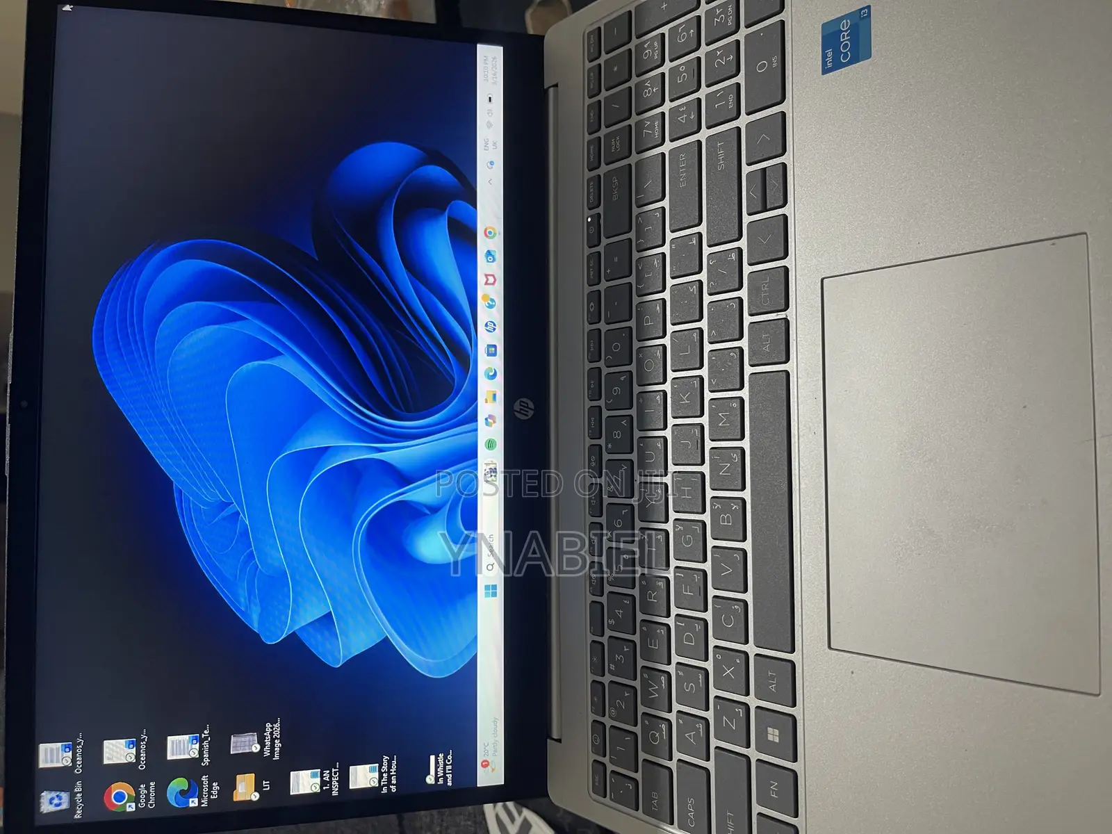 Laptop HP 15-fd0290ns 4GB Intel Core i3 SSD 256GB