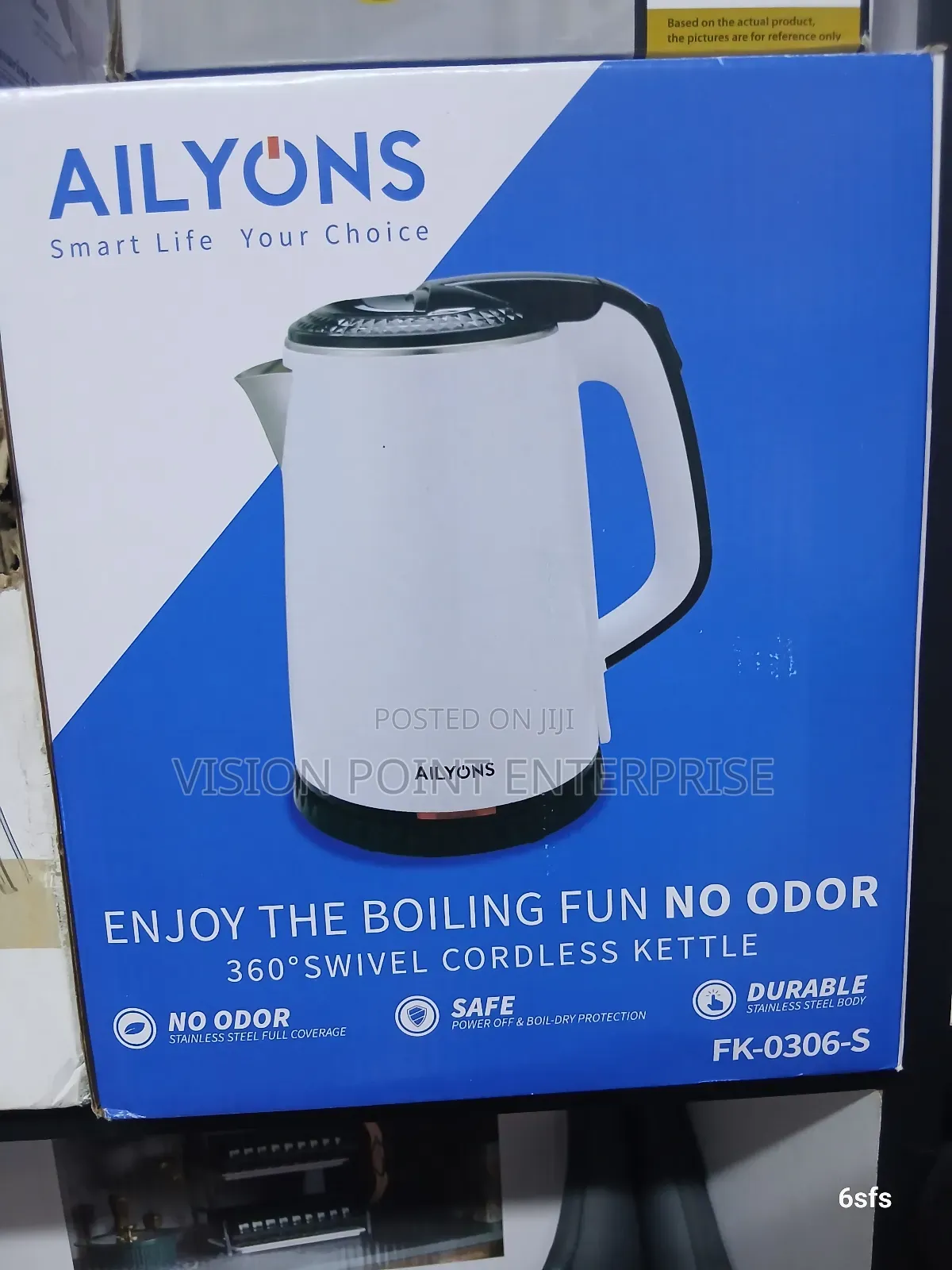 Electric Plastic Ailyons Kettle