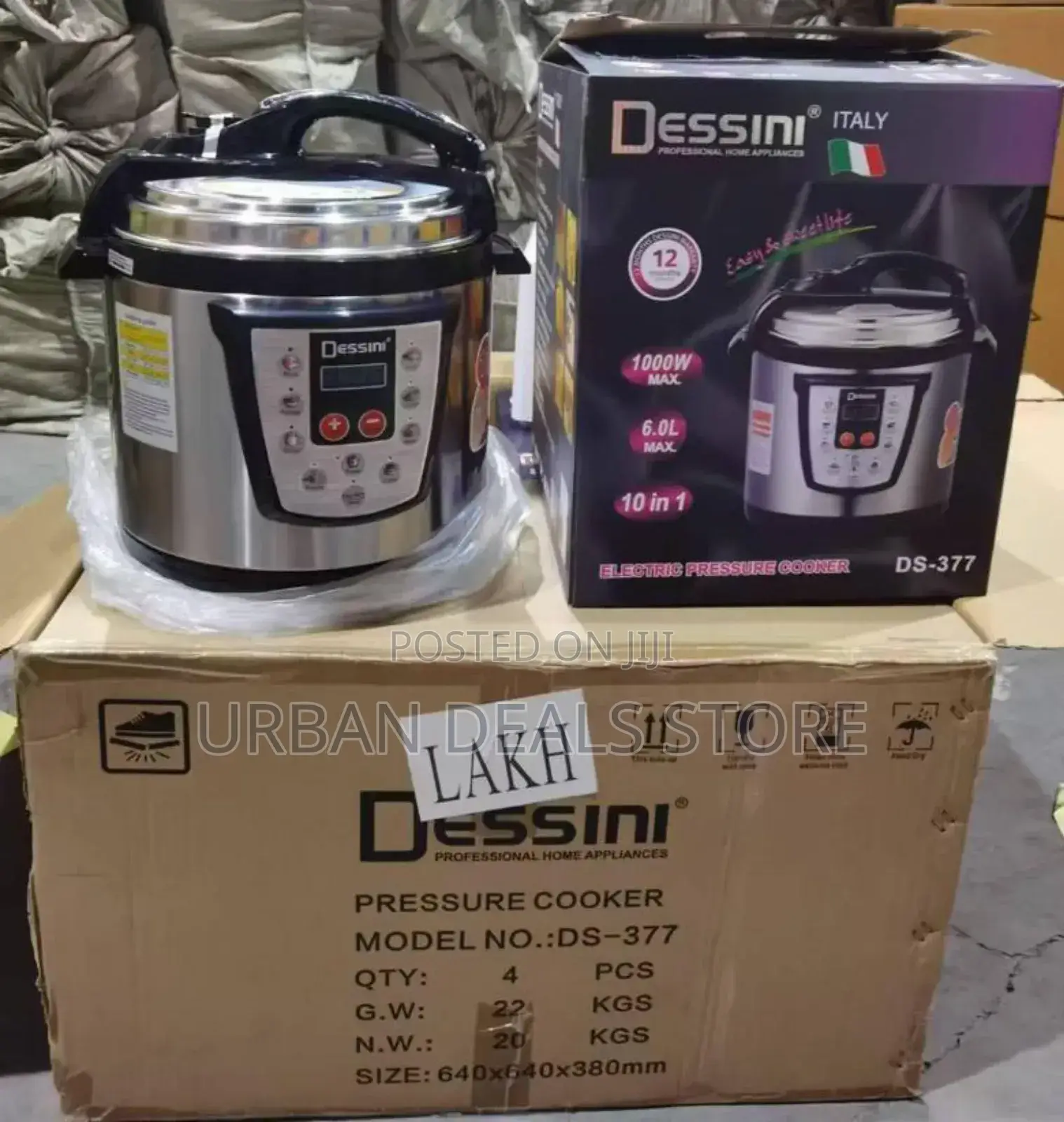 6 Litre Dessini Electric Pressure Cooker