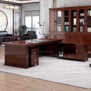 Office Desk; 1.6m Executive Mahogany Office Desk