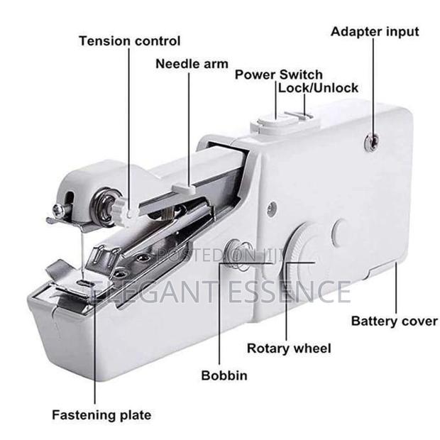 Portable Handy Mini Portable Battery Powered Tailor Stitch Hand-Held - thumbnail 2
