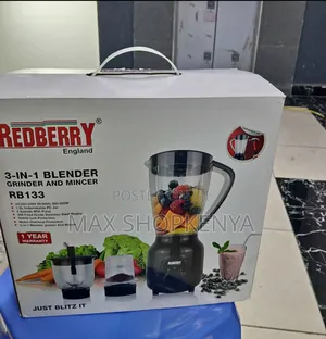 Redberry 3-in-1 Blender Grinder Set