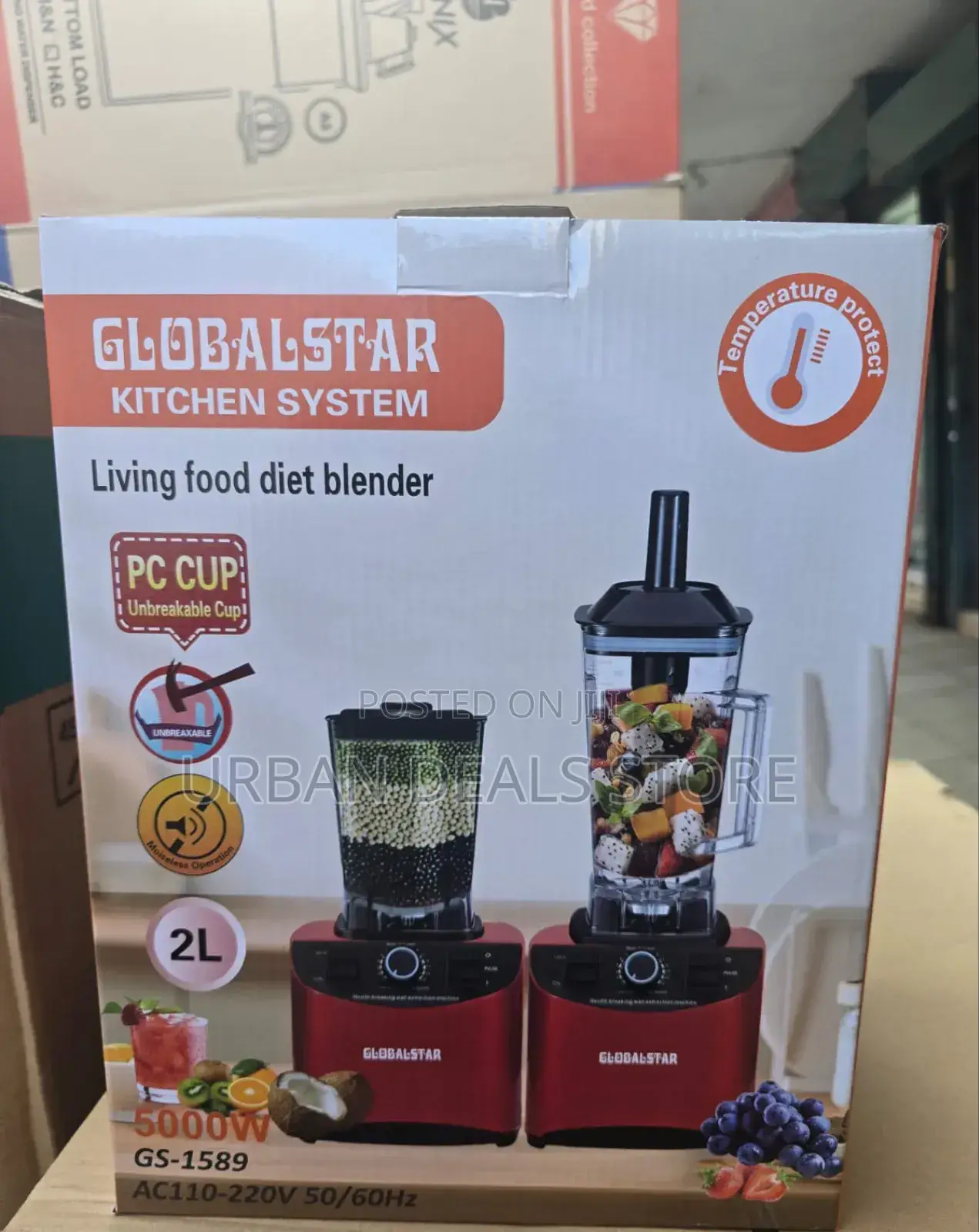 2 in 1 Globalstar Blender (Silvercrest Model With 1 Yr Warrant)