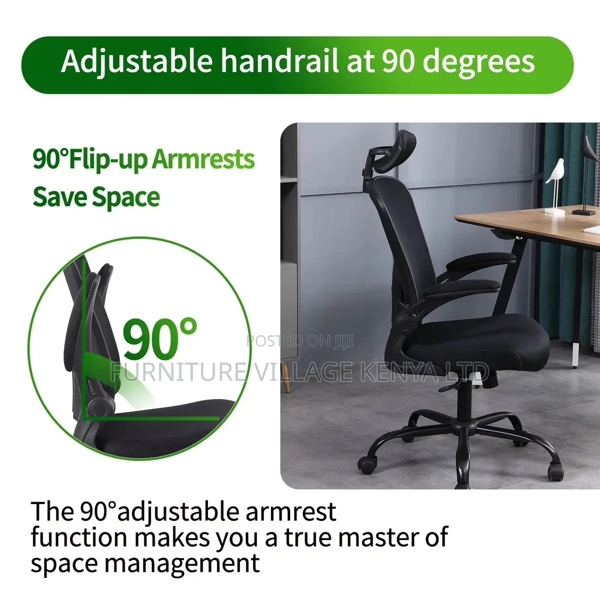 Office Chair; Ergonomic High Back Mesh Office Chair