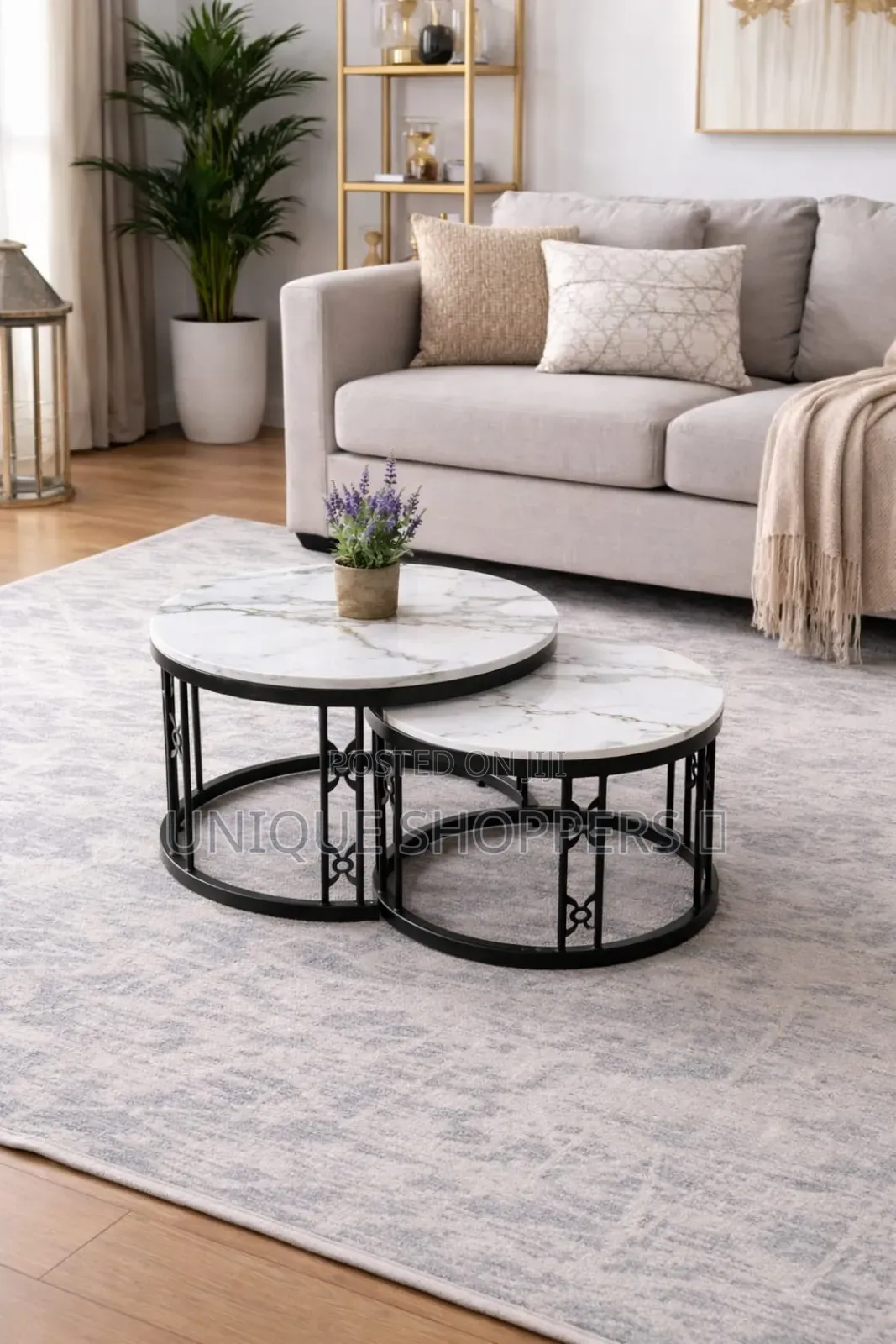 Pure Marble Nesting Stool 2pc