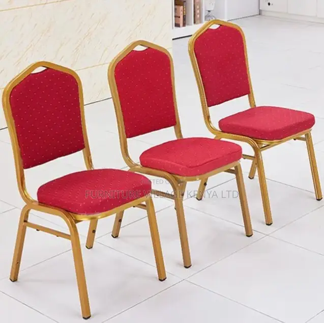 Office Chair; Premium Gold Frame Banquet Chair