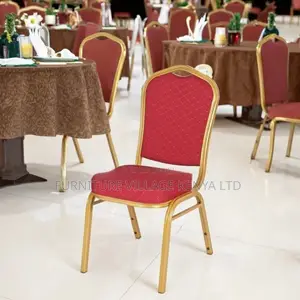 Office Chair; Premium Gold Frame Banquet Chair