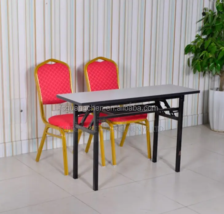 Office Chair; Premium Gold Frame Banquet Chair