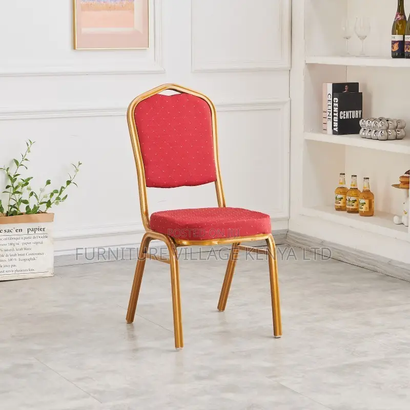 Office Chair; Premium Gold Frame Banquet Chair