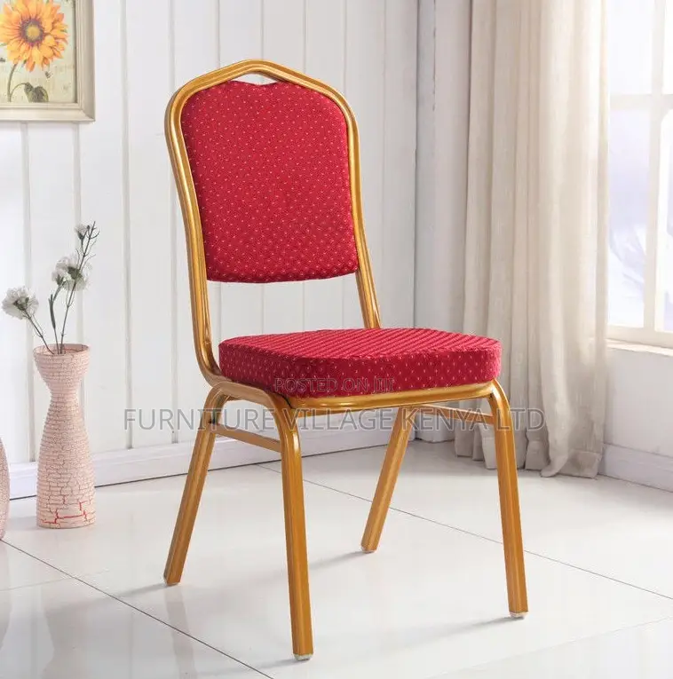 Office Chair; Premium Gold Frame Banquet Chair