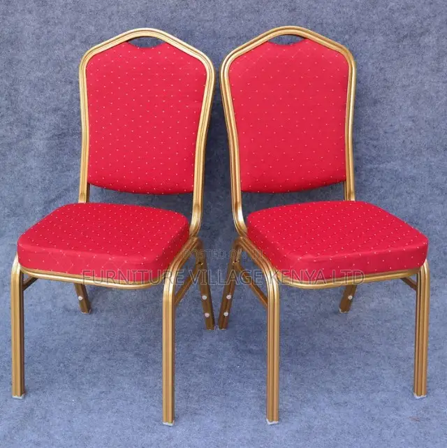 Office Chair; Premium Gold Frame Banquet Chair