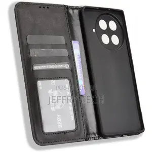 Id/Cards and Cash Wallet, Leather Flip Tecno Camon 30s Pro