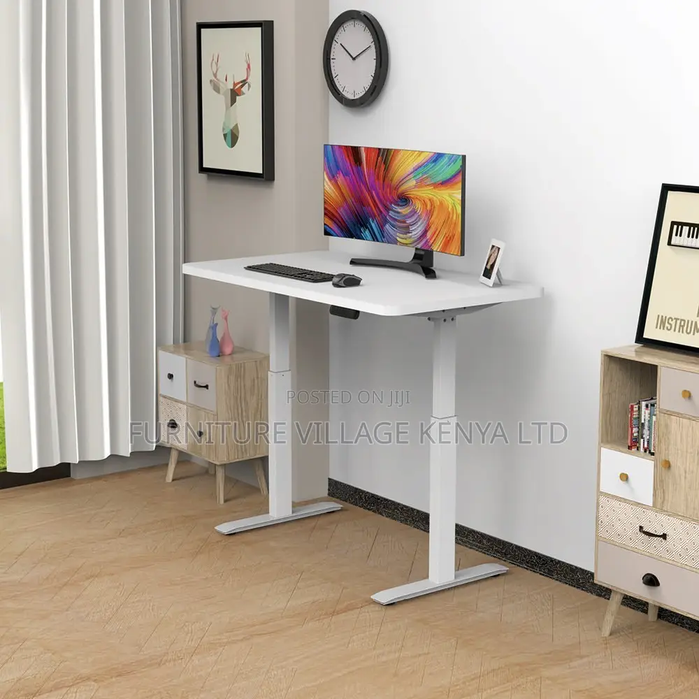 Office Desk; 1.2m Electric Height Adjustable Standing Desk