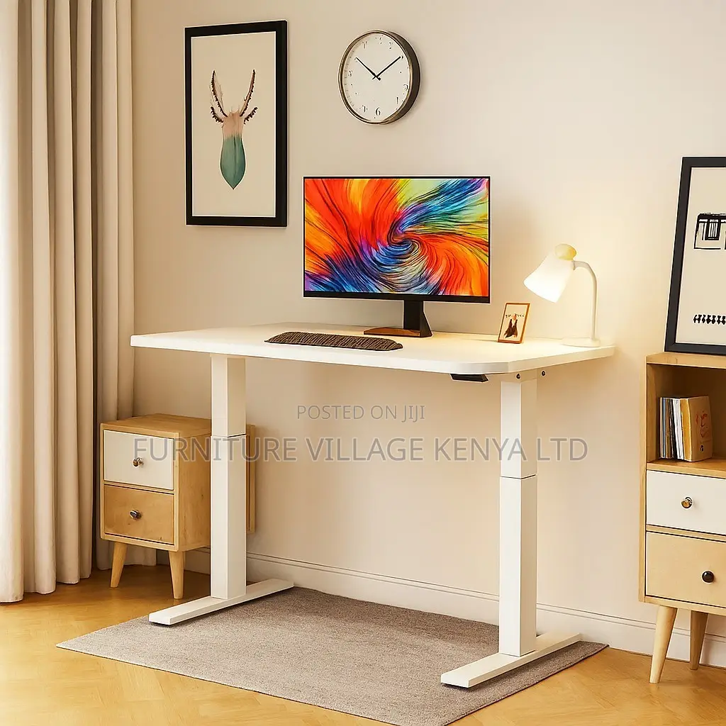 Office Desk; 1.2m Electric Height Adjustable Standing Desk