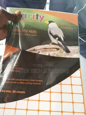 Clarity Label Stickers