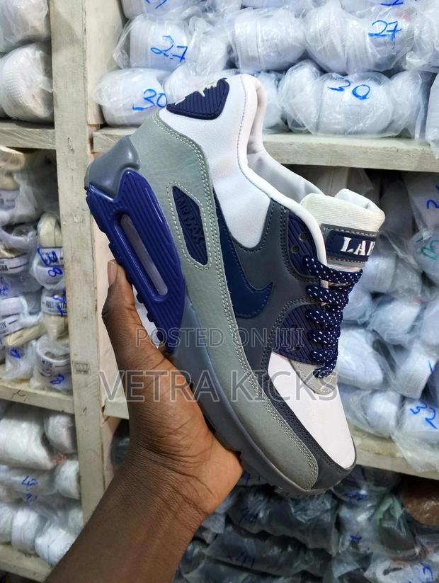 Nike Air Max 90 Blue White Sneakers - thumbnail 4