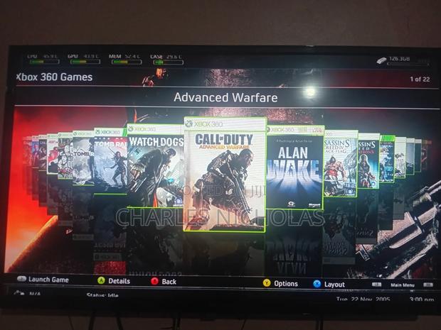 Xbox360 White Chipped With 23 Games - thumbnail 3