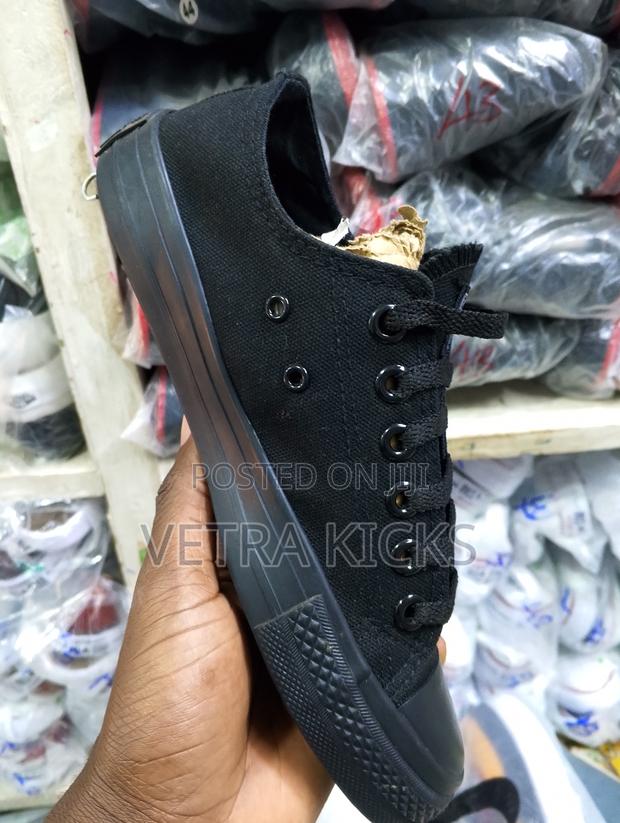 Converse Classic All Black Sneakers – Casual Streetwear Shoes - thumbnail 6