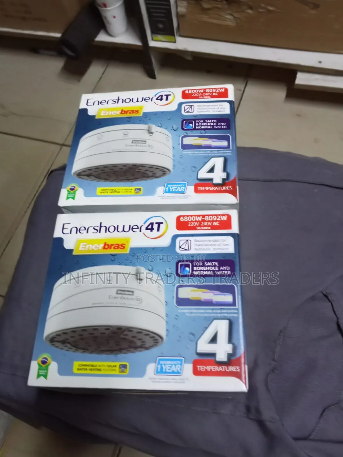 Enabras Enershower 4t Instant Shower Head
