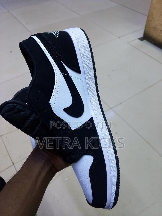 Air Jordan 1 Black White Suede – Classic Streetwear Sneakers Kenya - thumbnail 2