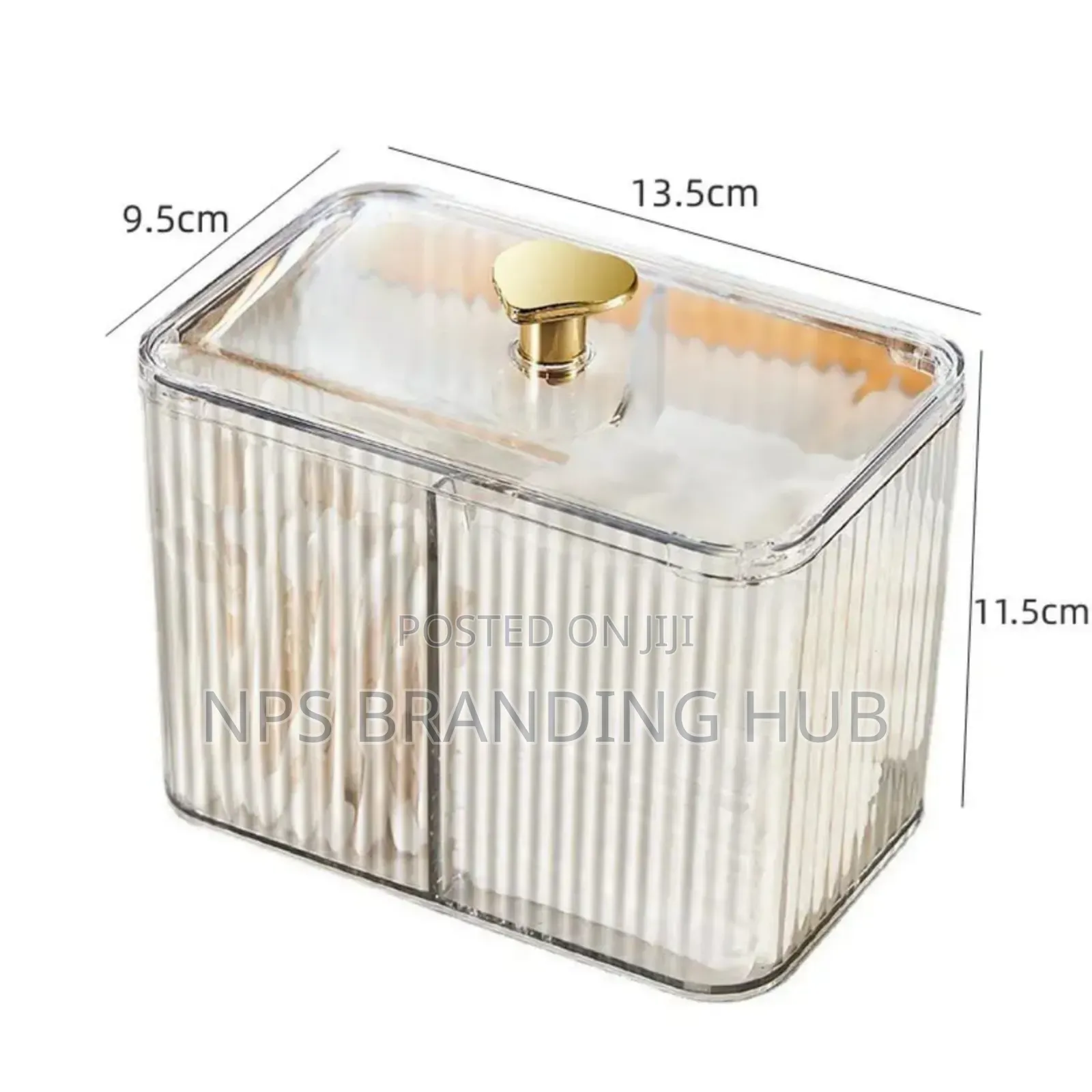 Acrylic Cotton Swab Storage Box Sa