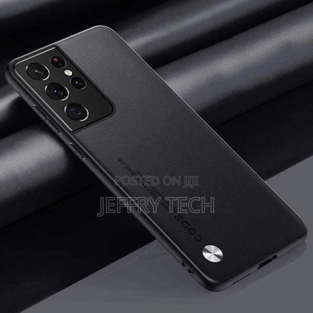 Leather Case for Samsung Galaxy S21 Ultra 5g Back Cover Tpu Silicone