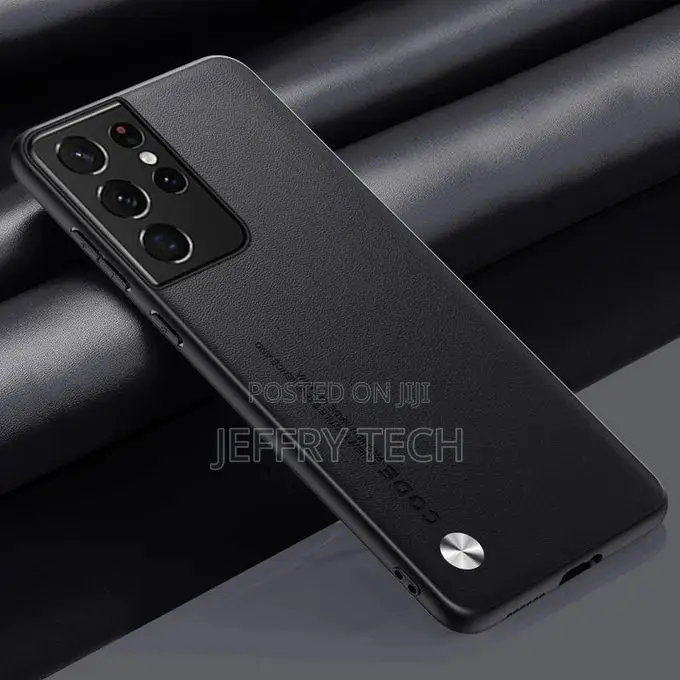 Leather Case for Samsung Galaxy S21 Ultra 5g Back Cover Tpu Silicone