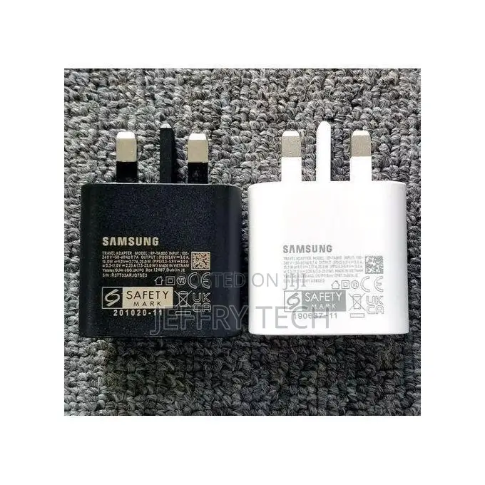Samsung Galaxy Fast Charger 25w Usb C Type C to C Wall Charger A16