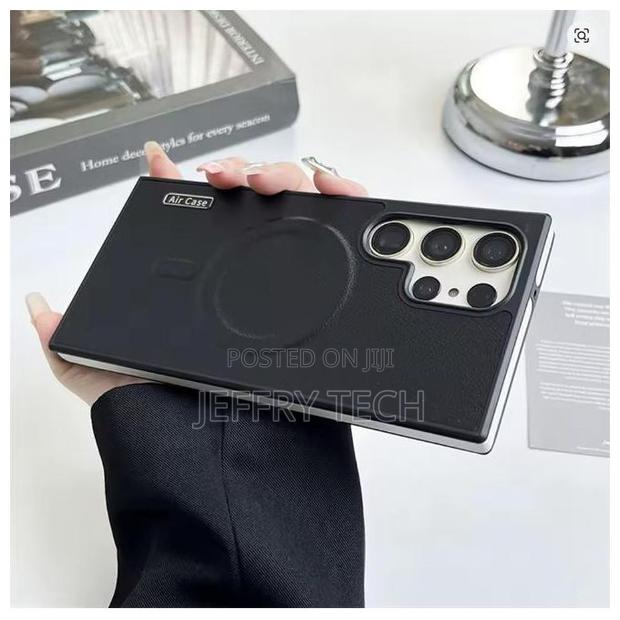 Samsung Galaxy S21 Ultra Back Cover Luxury Leather Magnetic Shockproor