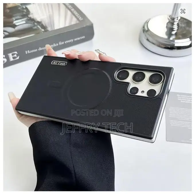 Samsung Galaxy S21 Ultra Back Cover Luxury Leather Magnetic Shockproor