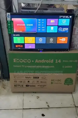 26 Inches Ac/Dc Ecco Smart Android Digital Tv With Bluetooth
