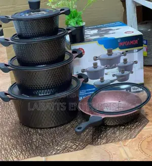 10 Picies Tc Die Cast Cook Ware Set