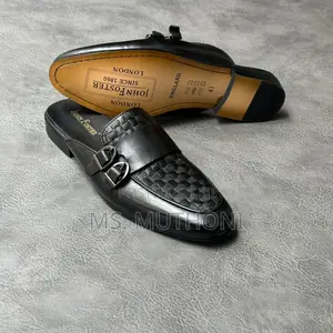 Gents Leather Slip-on Loafers by John Foster Size 40-46