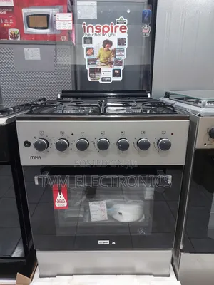 Mika Standing Cooker, 60cm X 60cm, 3 Jet Burners + 1 Rapid Hot Plate